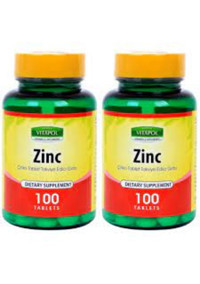 Vitapol Zinc Yetişkin Mineral 2x100 Adet
