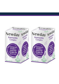 Newday Kuersetin Complex Yetişkin Mineral 2x60 Adet