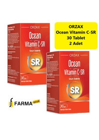 Orzax Vitamin C-Sr Yetişkin 2x30 Adet