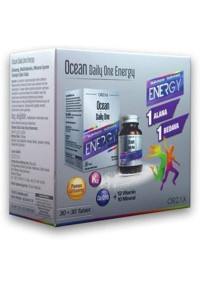 Orzax Daily One Energy Yetişkin Mineral 30 Adet