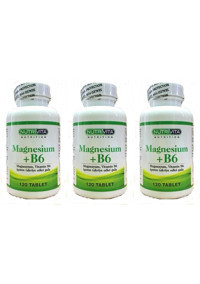 Nutrivita Nutrition Magnesium+B6 Yetişkin 3x120 Adet