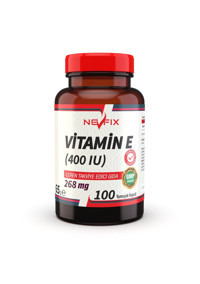 Nevfix Vitamin E Yetişkin 100 Adet