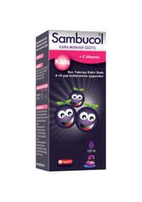 Sambucol C Vitamini Kara Mürver Özütü Çocuk Vitamin 120 ml
