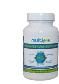Multipro Magnezyum Complex Yetişkin Mineral 90 Adet