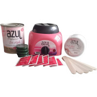 Azul 1+1 Konserve Ağda Makinesi + 3xPastil Ağda + 5xSpatula + 10xAğda Temizleme Mendili + 10 Metre Rulo Ağda