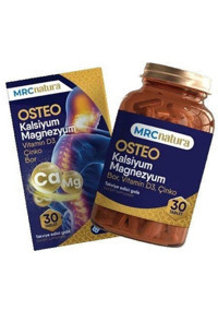 Mrc Natura Osteo Kalsiyum Magnezyum Yetişkin Mineral 30 Adet