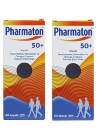 Pharmaton 50 Plus Yetişkin Mineral 2x60 Adet