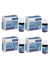 Sorvagen Vitamin D3K2 1000 Iu Yetişkin 4x20 ml