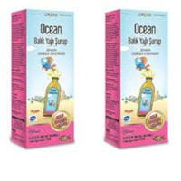Ocean Balık Yağı Karışık Meyve Çocuk Yetişkin Mineral 2x150 ml