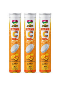 Apexis Vitamin C Portakal Yetişkin 3x20 Adet