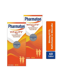 Pharmaton Vitality Yetişkin Mineral 2x60 Adet
