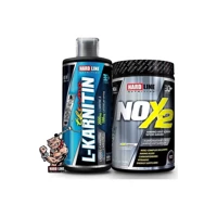 Hardline Nutrition Şeftali Aromalı L-Karnitin 1000 ml Sıvı + Nox 2