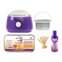 Semsa 1+1 Kazanlı Ağda Makinesi + Naturel El Ağdası + Spatula + Temizleme Yağı