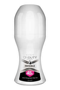 Avon On Duty Invisible Pudralı Ter Önleyici Antiperspirant Roll-On Kadın Deodorant 50 ml