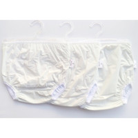 Kezban Tekstil 15-19 kg 3'lü Sızdırmayan Yıkanabilir Beyaz Alıştırma Külodu