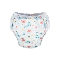 Sevi Bebe 10-15 kg 4'lü Yıkanabilir Ahtapot-Balık-Kaplumbağa Desenli Alıştırma Külodu