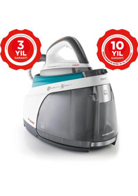 Polti La Vaporella XT100C 2400 W 7.5 bar Alüminyum Tabanlı Şok Buharlı Kazanlı Ütü Mavi