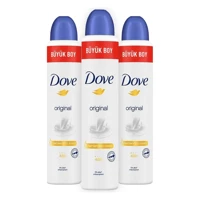 Dove Original Pudralı Ter Önleyici Antiperspirant Sprey Kadın 3x200 ml