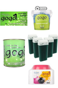 Gogo 2+1 Konserve Ağda Makinesi + Granül Ağda + 5xKartuş Ağda + Kalıp Ağda