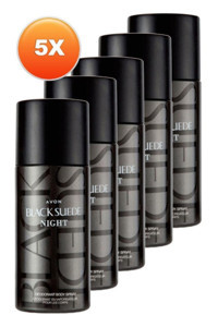 Avon Black Suede Night Pudrasız Sprey Erkek Deodorant 5x150 ml