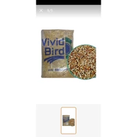 Vivid Bird Kabuklu Karışık Vitaminli Muhabbet Kuşu Yemi 25 kg