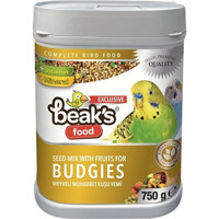 Beaks Kabuklu Meyveli Vitaminli Muhabbet Kuşu Yemi 750 gr