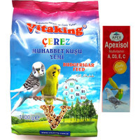 Vitaking Çerez Kabuklu Sade Vitaminli Muhabbet Kuşu Yemi 1 kg