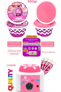 Smoothly 1+1 Kazanlı Ağda Makinesi + 4xKatı Ağda + Karınca Yağı + 4xTemizleme Mendiili