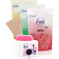 İnci 1+1 Boncuk Ağda Makinesi + 3xBoncuk Ağda + Spatula