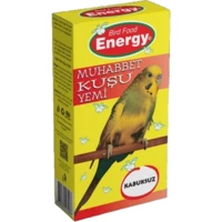 Energy Kabuksuz Sade Muhabbet Kuşu Yemi 8x400 gr