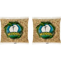 Woddy Kabuklu Karışık Muhabbet Kuşu Yemi 2x500 gr