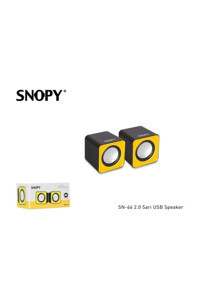 Snopy SN66 USB Kablolu 1+1 Bilgisayar Hoparlörü Siyah