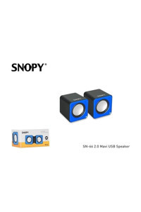 Snopy SN66 USB Kablolu 1+1 Bilgisayar Hoparlörü Mavi