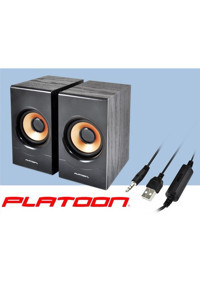 Platoon PL4006 USB Kablolu 1+1 Bilgisayar Hoparlörü
