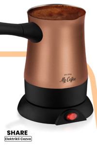 Goldmaster Mycoffee Share 850 W 5 Fincan Kapasiteli Çelik Elektrikli Cezve Rose Gold