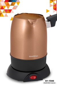 Goldstar ST7300g 850 W 5 Fincan Kapasiteli Çelik Elektrikli Cezve İnox