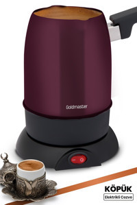 Goldmaster 850 W 5 Fincan Kapasiteli Çelik Elektrikli Cezve Mor