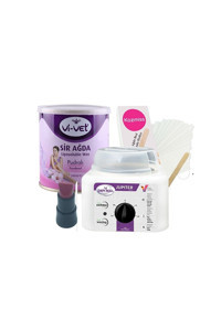 Kozmiss Jüpiter 1+1 Kazanlı Ağda Makinesi + Sir Ağda + Ağda Bezi + Spatula