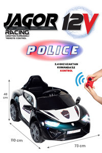 Uj Toys Jagor 12 V Üstü Açık Tek Kişilik Akülü Araba Kırmızı