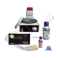 Ege Sir Profesyonel 2+1 Ağda Makinesi + Kalıp Ağda Nature + 10 Adet Spatula + 125 ml Ağda Yağı