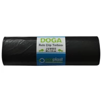 Ecoplast Jumbo Boy 80x110 cm Çöp Poşeti 10x20 Adet Siyah