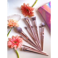Cocosh She 10'lu Allık Eyeliner Far Makyaj Fırça Seti