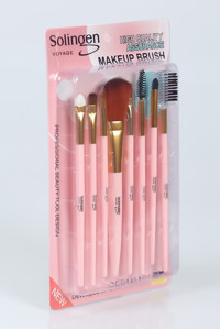 Solingen Voyage 8'li Allık Eyeliner Far Makyaj Fırça Seti Yavruağzı