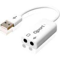 Qport Q-USK71 3.5 mm Tek Girişli 7.1 Harici Ses Kartı