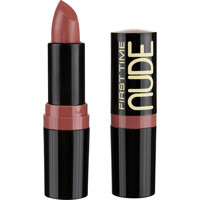 First Time Nude Lipstick No: 214 Nemlendiricili Dudak Parlatıcısı Bordo
