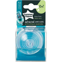 Tommee Tippee Advanced Antikolik Silikon 0 Ay+ Yavaş Akış Geniş Ağızlı Biberon Emziği