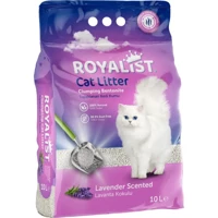 Royalist Lavanta Kokulu Topaklanan İnce Taneli Bentonit Kedi Kumu 10 lt