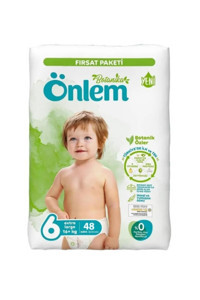 Önlem Botanika 6 Numara Cırtlı Bebek Bezi 48 Adet