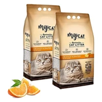 My Cat Portakal Kokulu Topaklanan İnce Taneli Bentonit Kedi Kumu 10 lt