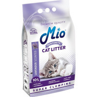 Mio Lavanta Kokulu Topaklanan İnce Taneli Bentonit Kedi Kumu 10 lt